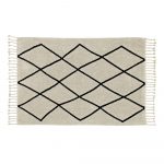 Lorena Canals Vloerkleed katoen Bereber Beige 140 x 200 cm