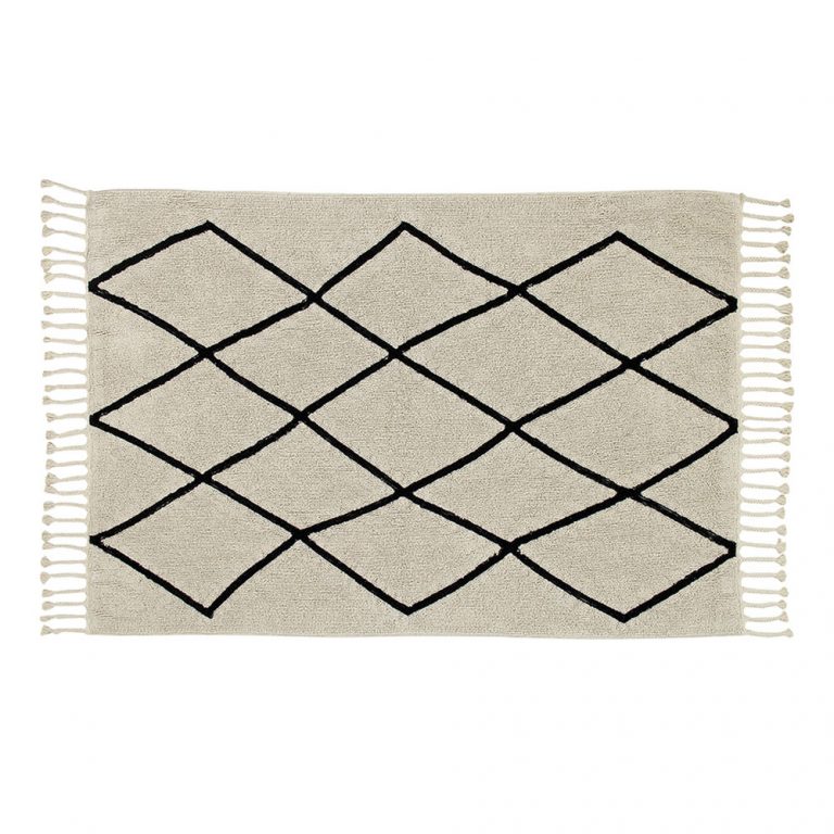 Lorena Canals Vloerkleed katoen Bereber Beige 140 x 200 cm