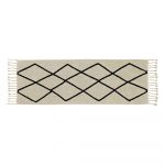 Lorena Canals Vloerkleed katoen Bereber Beige 80 x 230 cm
