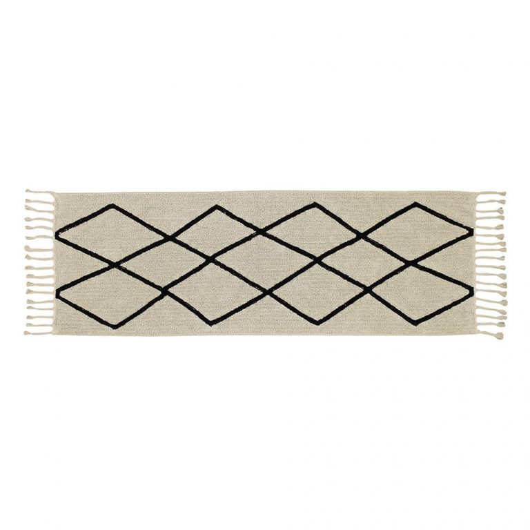 Lorena Canals Vloerkleed katoen Bereber Beige 80 x 230 cm