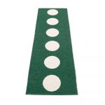 Pappelina Pappelina vloerkleed kinderkamer Vera dark green vanilla