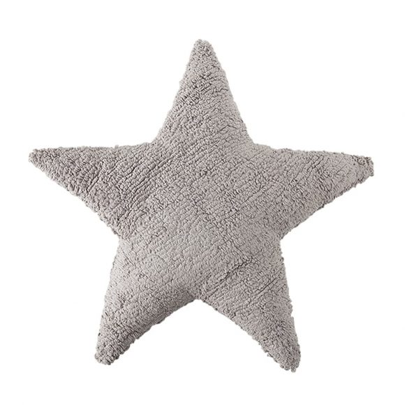 Lorena Canals – Star Cushion – Grey – 54 x 54 cm