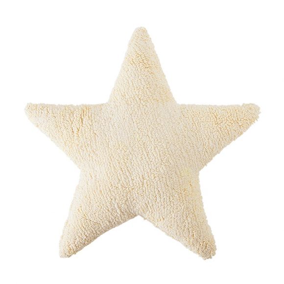 Lorena Canals – Star Cushion – Vanilla – 54 x 54 cm
