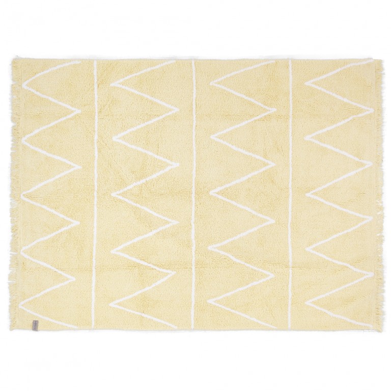 Lorena Canals   Kindervloerkleden Hippy in yellow