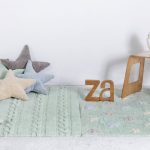 Lorena Canals Kindervloerkleden Trenzas in mint