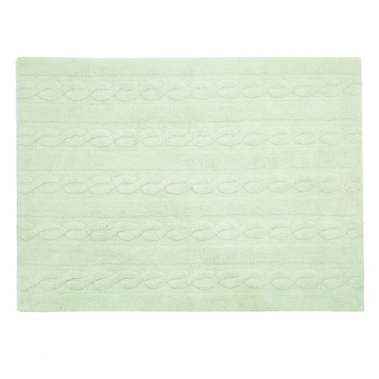 Lorena Canals Kindervloerkleden Trenzas in mint