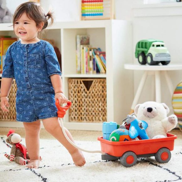 Green Toys – Oranje Trekwagen