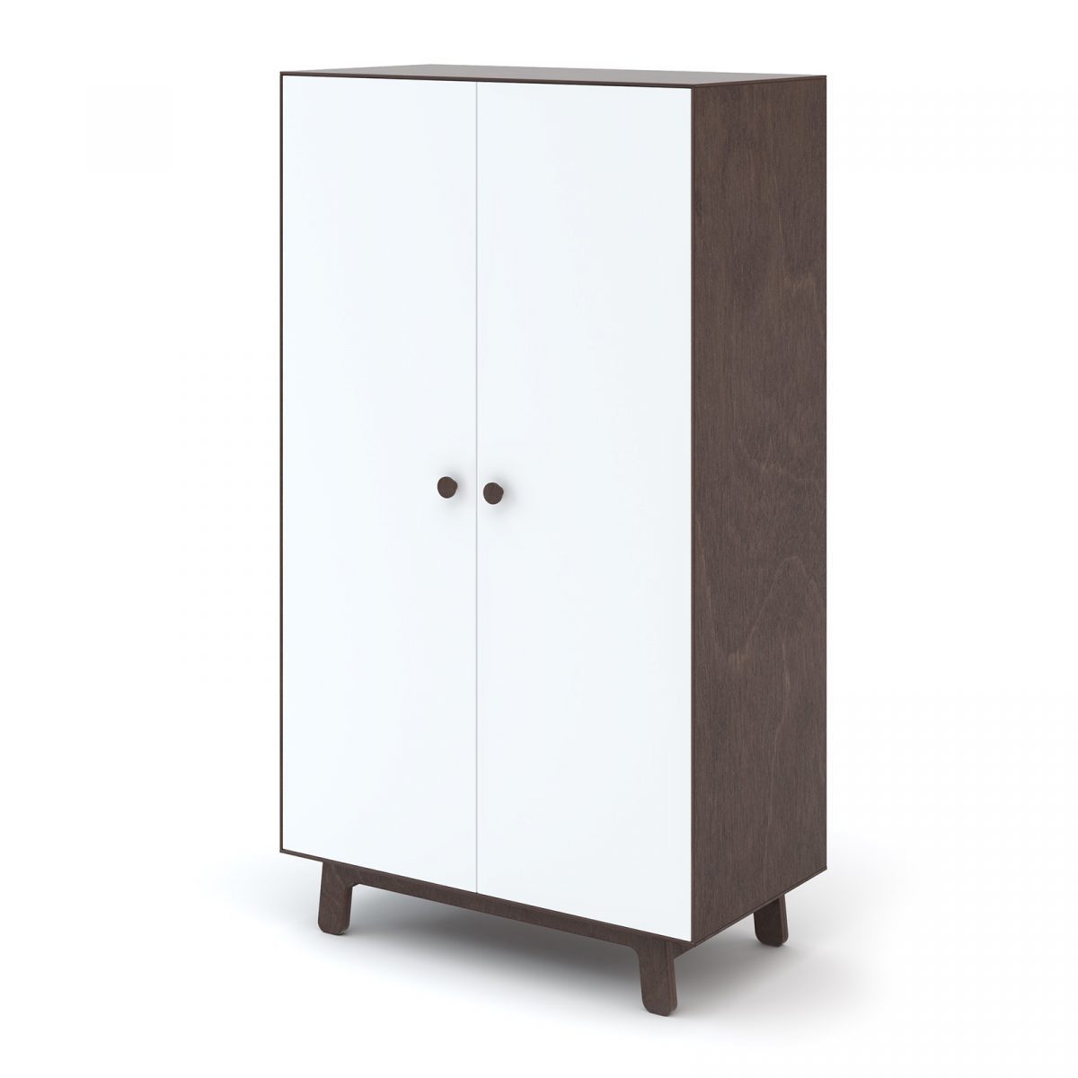 Oeuf  NYC – Kinderkledingkast – Merlin – Walnoot/Wit
