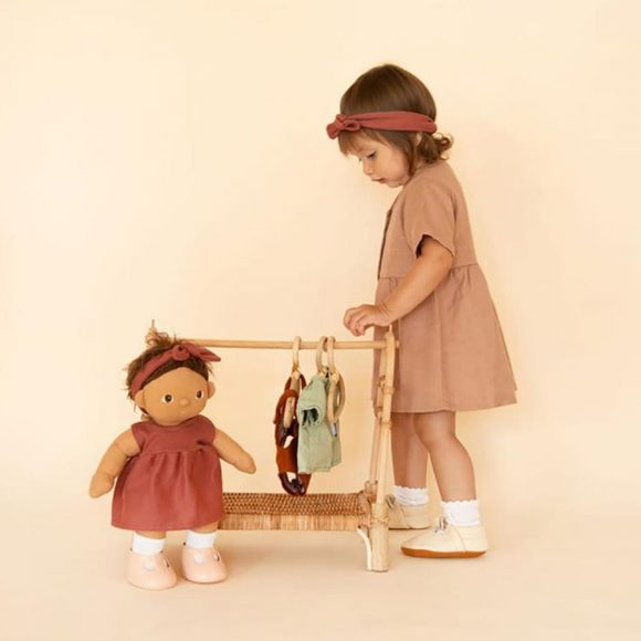 Olli Ella – Dinkum Doll – Rotan Kledingrek (incl. hangers)
