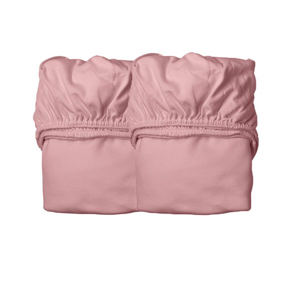 Leander – Hoeslaken voor Ledikant, Organic – Dusty Rose (2st.) 60×120 cm