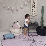 Rond vloerkleed 160 cm Trace wood rose
