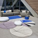 Rond vloerkleed 160 cm Trace wood rose