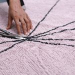 Rond vloerkleed 160 cm Trace wood rose