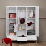 Oliver Furniture Kinderkledingkasten Wood white oak 3 deuren