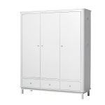 Oliver Furniture Kinderkledingkasten Wood white 3 deuren