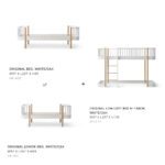 Oliver Furniture - Conversiekit - Wood Original Bed of Junior Bed naar Low Loft Bed - Wit/Eikenhout