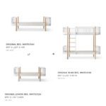 Oliver Furniture - Conversiekit - Wood Original Bed of Junior Bed naar Bunk Bed - Wit/Eikenhout