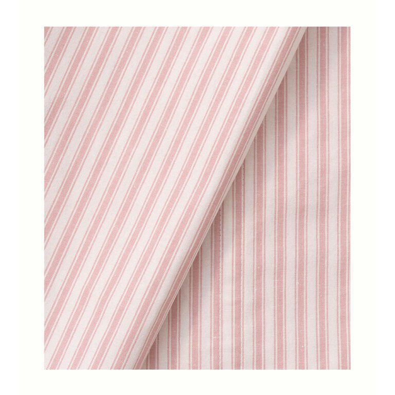 Oliver Furniture - Gordijnen voor Seaside Classic Low Loft Bed + Bunk Bed - Rose Striped