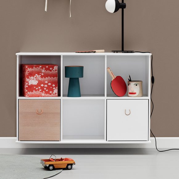 Oliver Furniture – Wood Vakkenkast met Wandbevestiging – 3×2 Horizontaal
