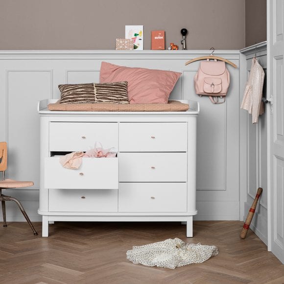 Oliver Furniture – Wood Commode 6 Lades – Wit