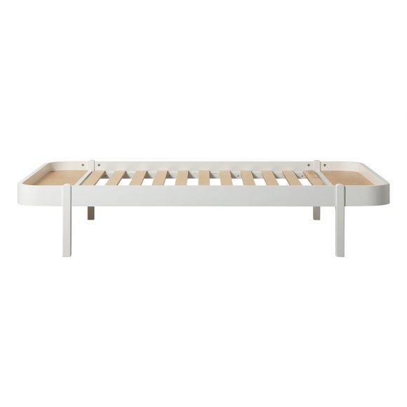 Oliver Furniture – Wood Lounger Bed – Wit 120×200 cm