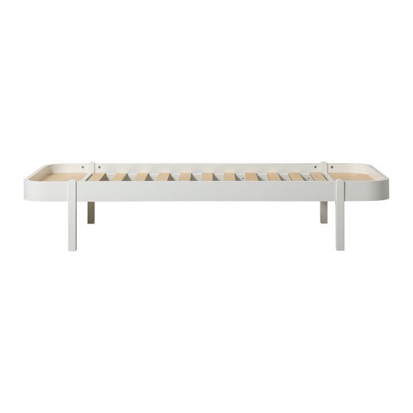 Oliver Furniture – Wood Lounger Bed – Wit 90×200 cm