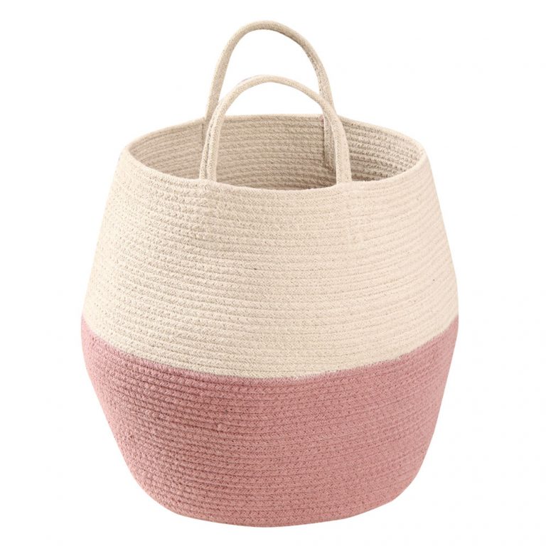 Lorena Canals - basket Zoco - ash rose-natural