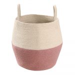 Lorena Canals - basket Zoco - ash rose-natural