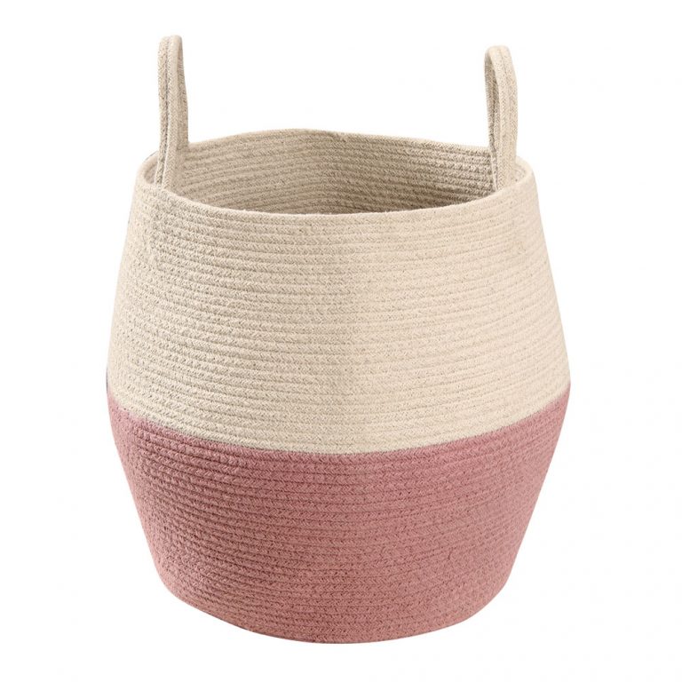 Lorena Canals - basket Zoco - ash rose-natural