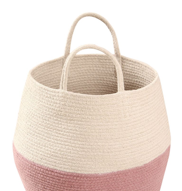 Lorena Canals - basket Zoco - ash rose-natural