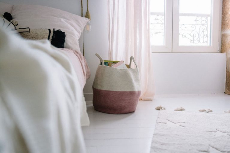 Lorena Canals - basket Zoco - ash rose-natural