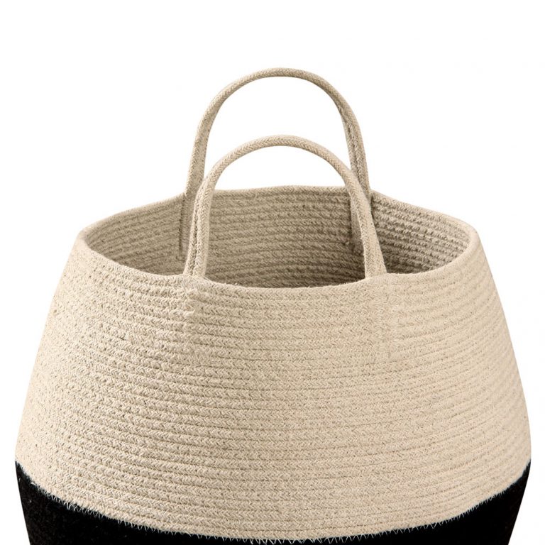 Lorena Canals - basket Zoco - black-naturalne