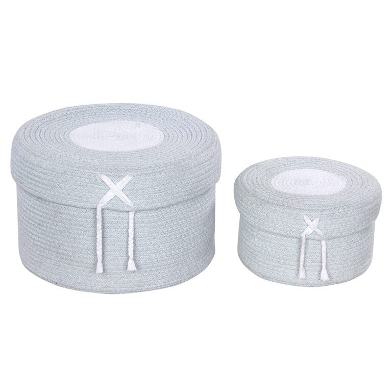 Lorena Canals Opbergmand Candy Box light blue small en large