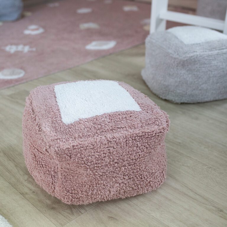 Lorena Canals Poef Marshmallow vintage nude
