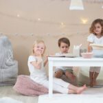 Lorena Canals Poef Marshmallow vintage nude