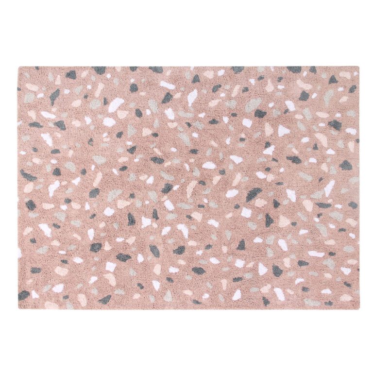 Vloerkleed Terrazzo pink 140 x 200 cm