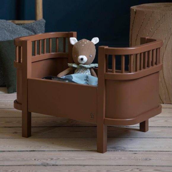 Sebra – The Sebra Doll’s Bed incl. matras – Poppenbed – Dark Amber