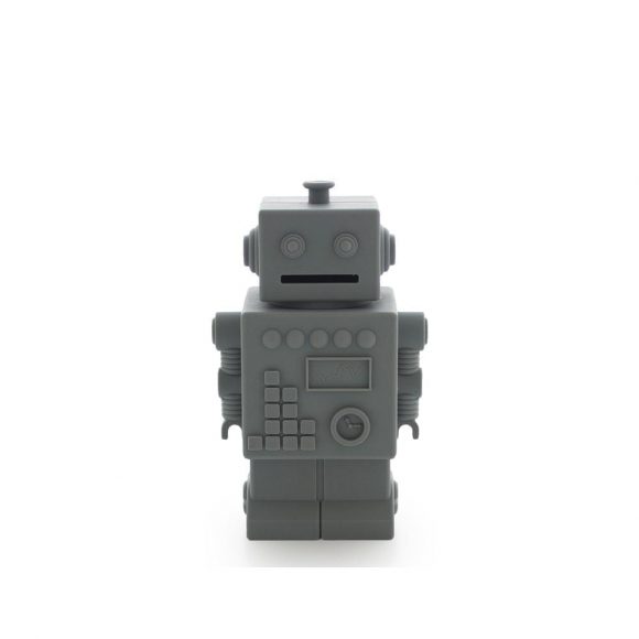 KG Design – Robot Spaarpot – Grijs