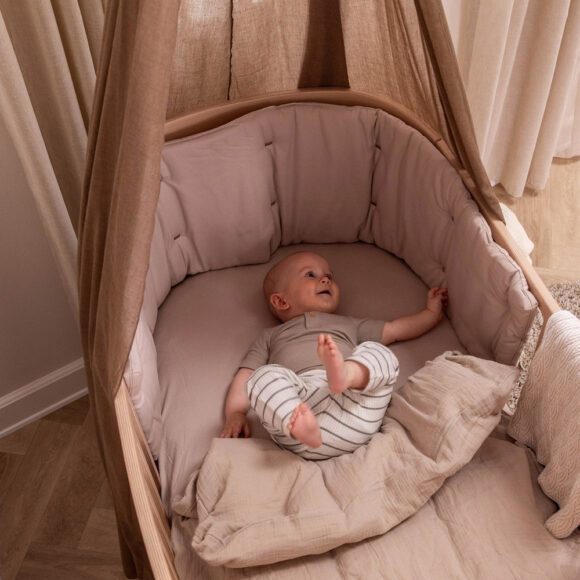 Leander – Bedbumper voor Classic Ledikant – Cappuccino