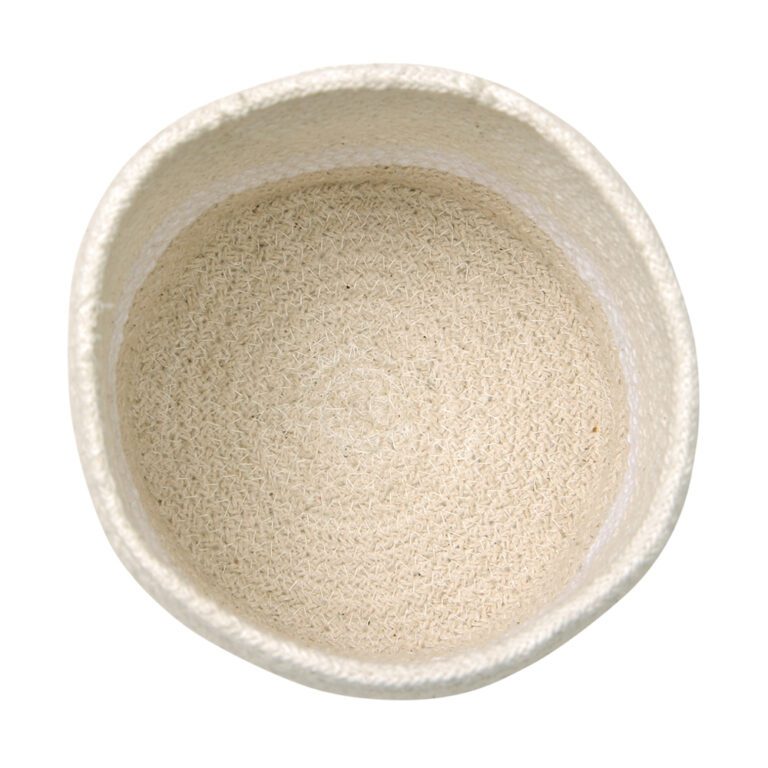 Lorena Canals Mini Basket tricolor ivory