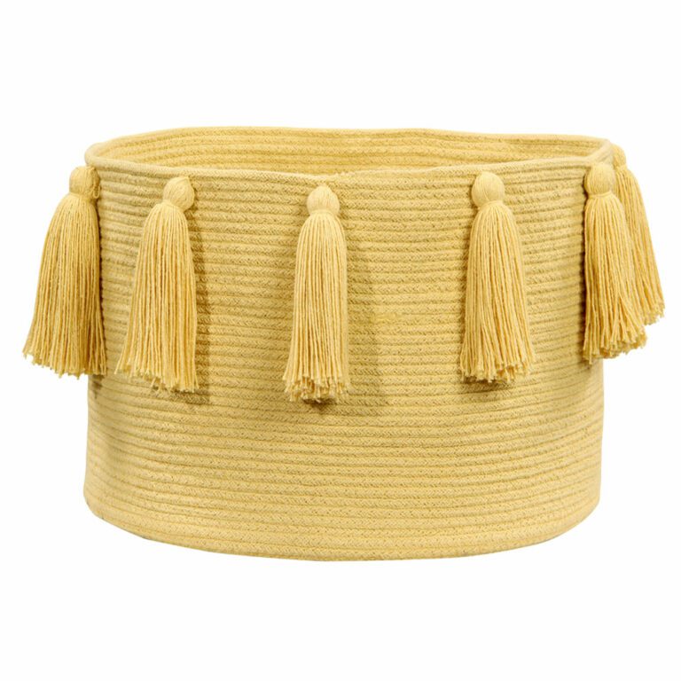 Lorena Canals Opbergmand Tassels yellow