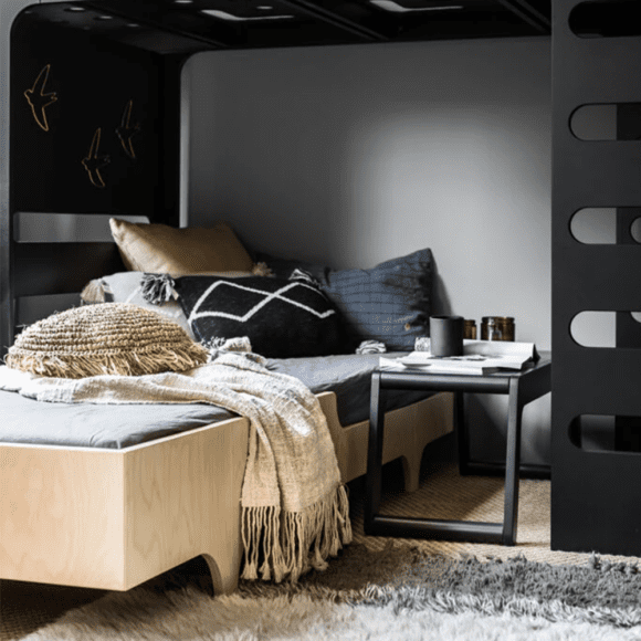 Rafa-Kids – B Bench – Zonder Rugleuning – Zwart – 90 cm