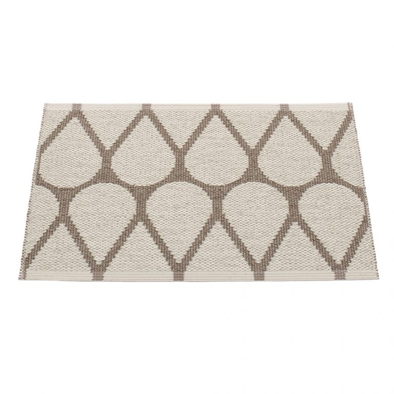 Vloerkleed Otis dark mud 50 x 70 backside