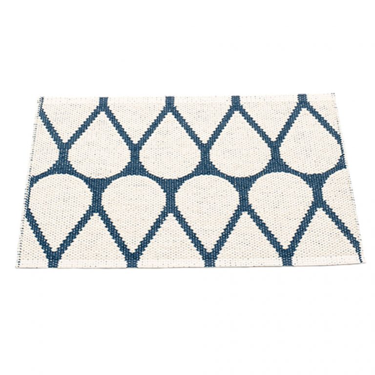 Vloerkleed Otis ocean blue 50 x 70 backside