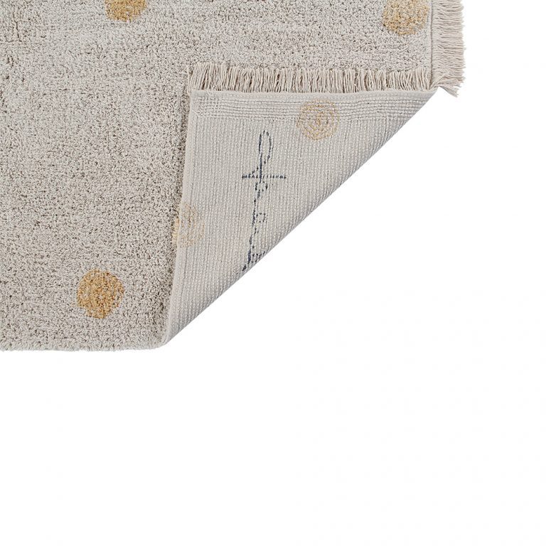 Lorena Canals - Washable Rug Hippy Dots natural - honey