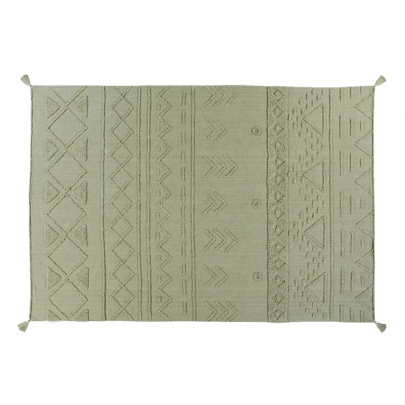 Lorena Canals – Wasbaar Vloerkleed – Tribu – Olive – 120 x 160 cm