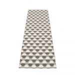 Pappelina vintage vloerkleed Dana warm grey charcoal vanilla