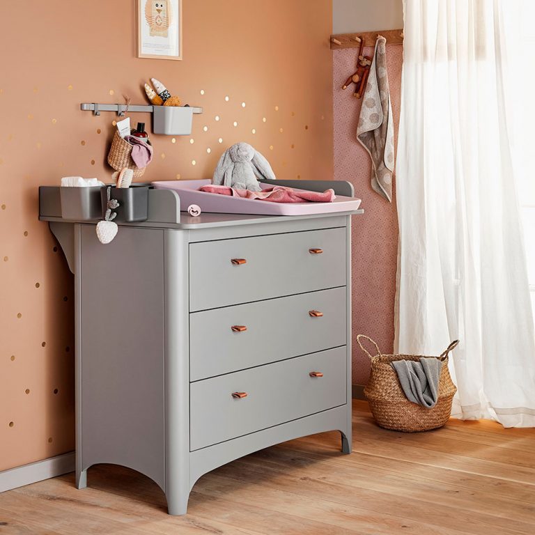 Leander Classic Dresser with Changing Unit grey