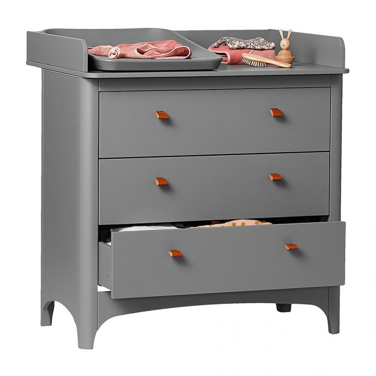 Leander Classic Dresser with Changing Unit grey