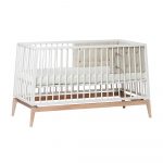 Leander Linea en Luna Babycot Bumper cappucino